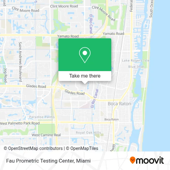 Fau Prometric Testing Center map