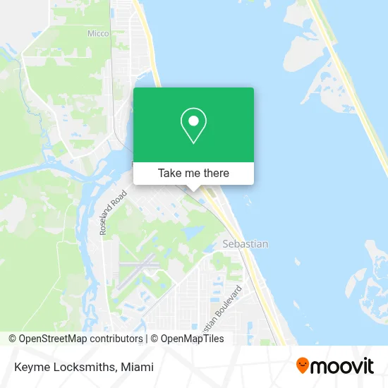 Keyme Locksmiths map