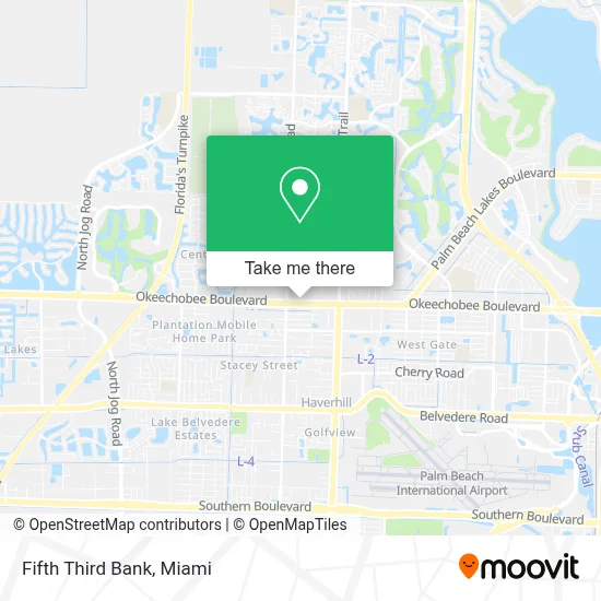 Fifth Third Bank map