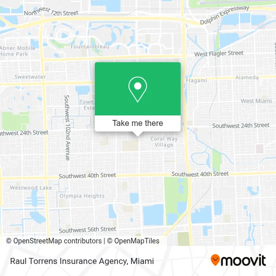Raul Torrens Insurance Agency map