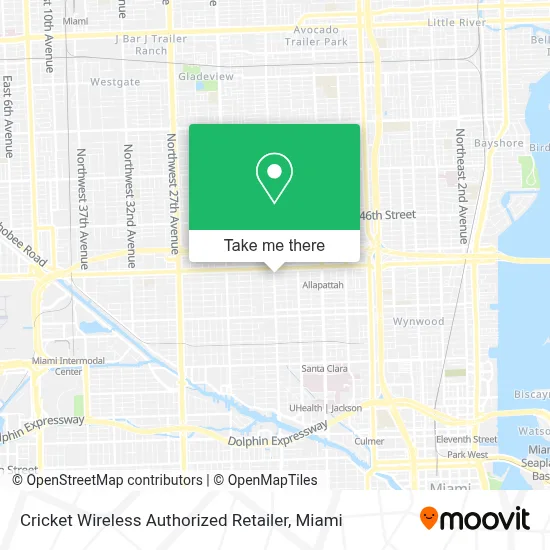 Cricket Wireless Authorized Retailer map