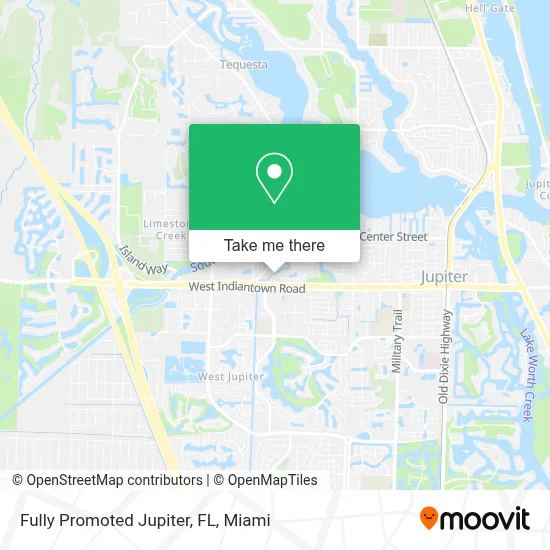 Fully Promoted Jupiter, FL map
