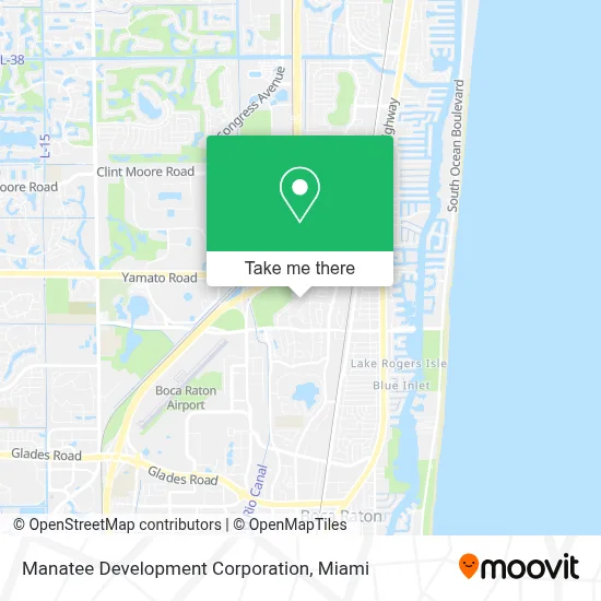 Manatee Development Corporation map