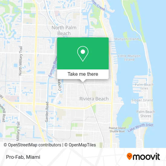 Pro-Fab map