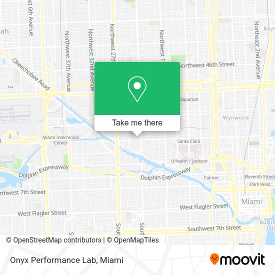 Onyx Performance Lab map