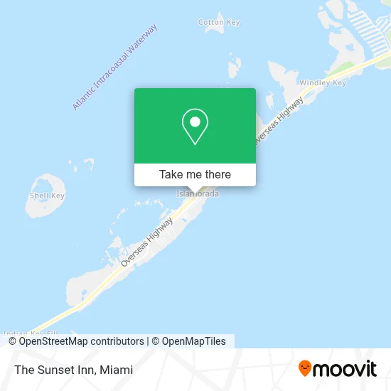 The Sunset Inn map