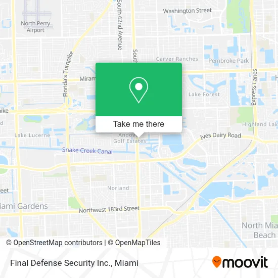 Final Defense Security Inc. map