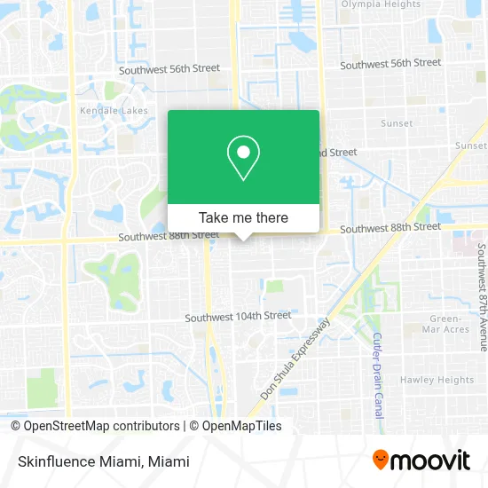 Skinfluence Miami map