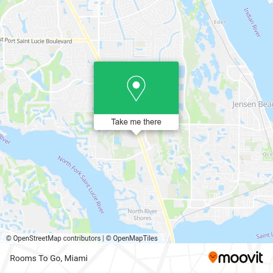 Rooms To Go map