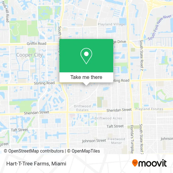 Hart-T-Tree Farms map