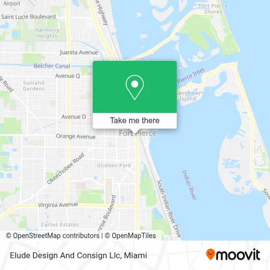 Elude Design And Consign Llc map