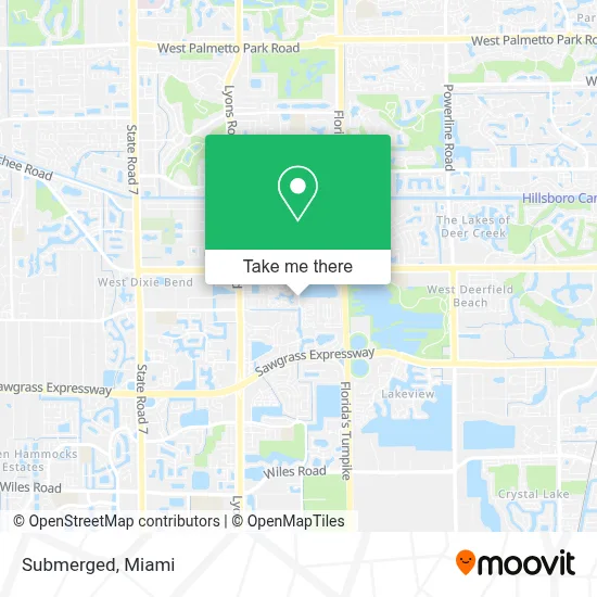 Submerged map