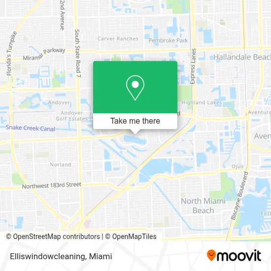 Elliswindowcleaning map