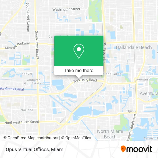 Opus Virtual Offices map