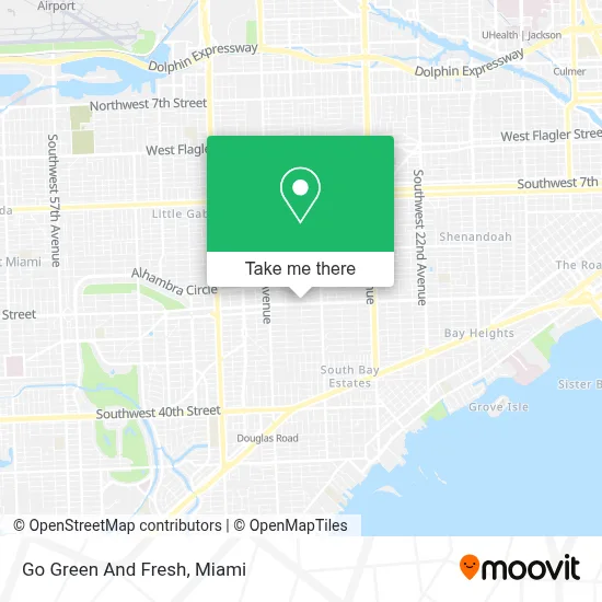 Go Green And Fresh map