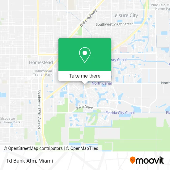 Td Bank Atm map