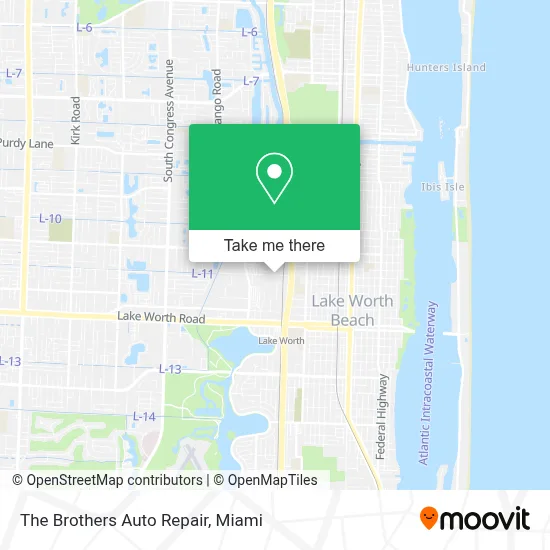 The Brothers Auto Repair map