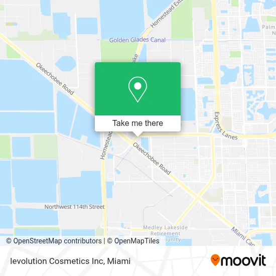 Ievolution Cosmetics Inc map