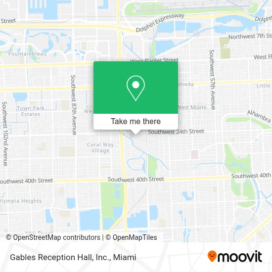 Gables Reception Hall, Inc. map