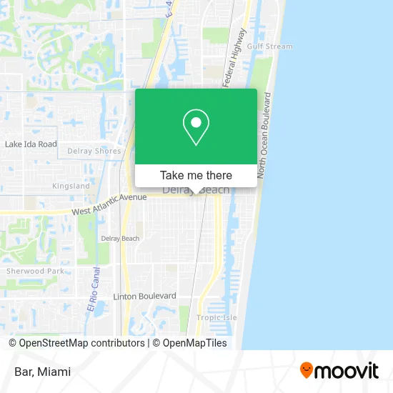 Bar map