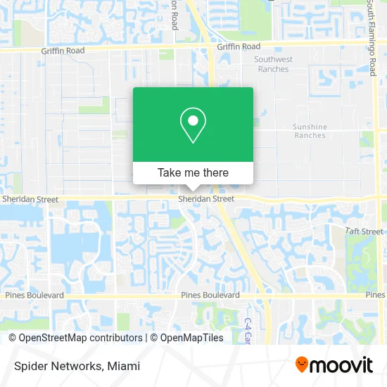 Spider Networks map