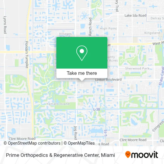 Prime Orthopedics & Regenerative Center map