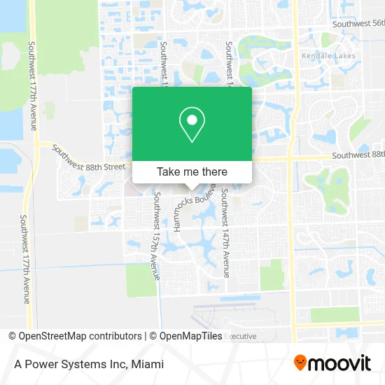 A Power Systems Inc map