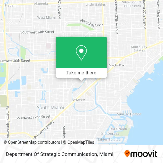 Department Of Strategic Communication map