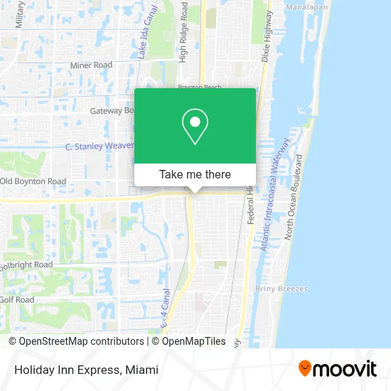Holiday Inn Express map