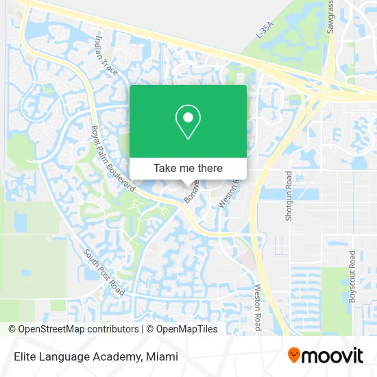 Elite Language Academy map
