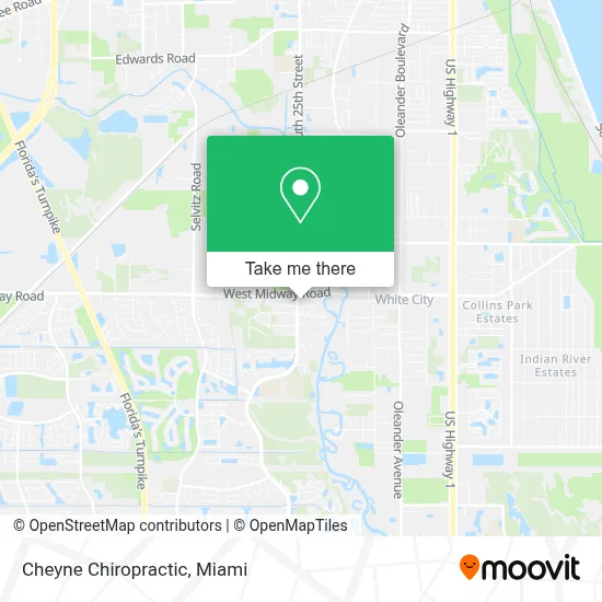 Cheyne Chiropractic map