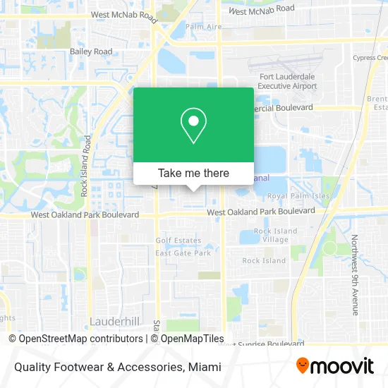 Quality Footwear & Accessories map