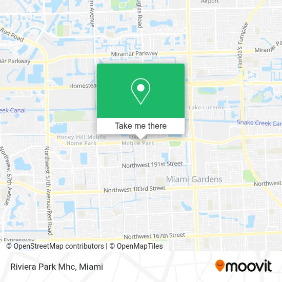 Riviera Park Mhc map