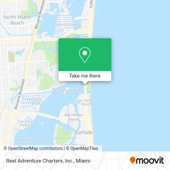 Reel Adventure Charters, Inc. map
