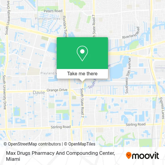 Max Drugs Pharmacy And Compounding Center map