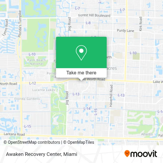 Awaken Recovery Center map