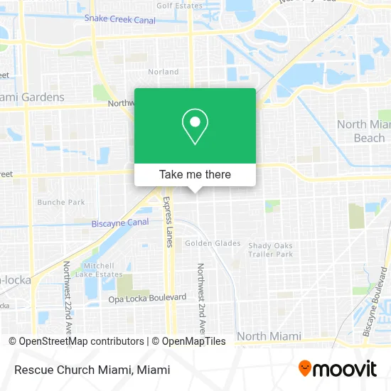 Rescue Church Miami map