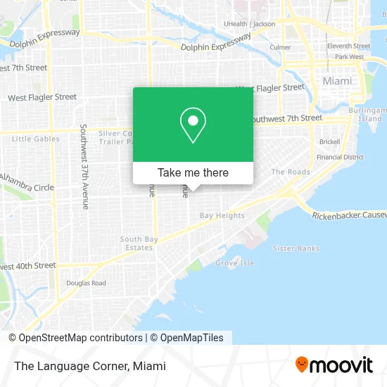 The Language Corner map