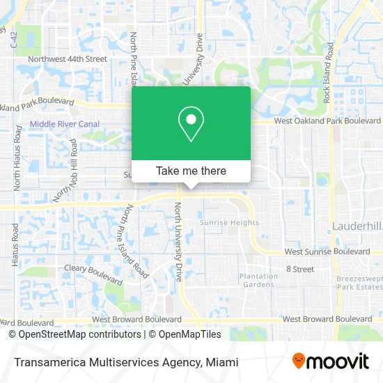 Transamerica Multiservices Agency map
