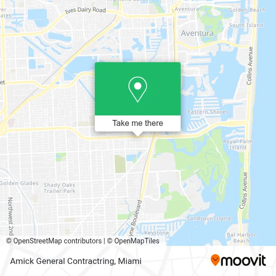Amick General Contractring map