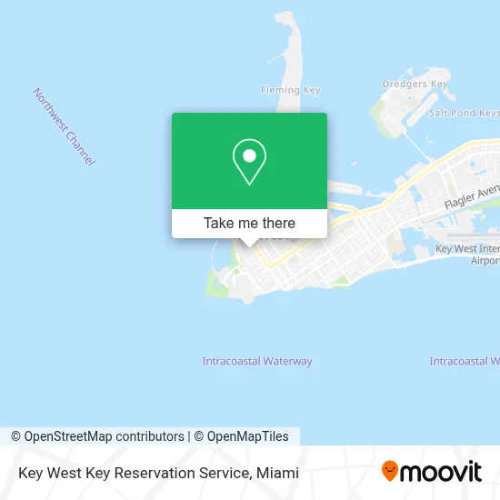 Key West Key Reservation Service map