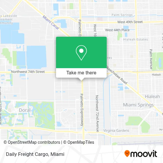 Daily Freight Cargo map