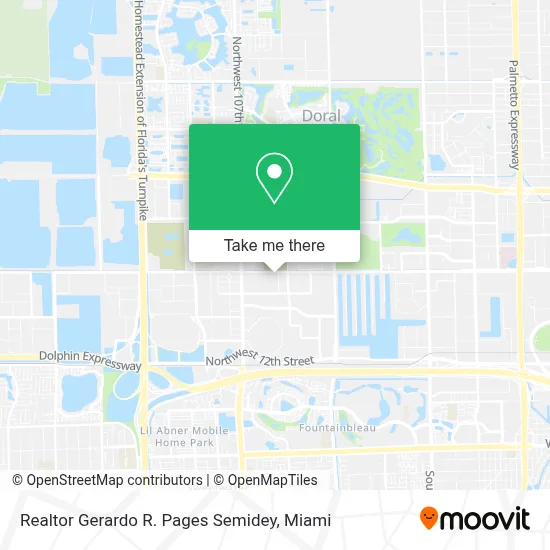 Realtor Gerardo R. Pages Semidey map
