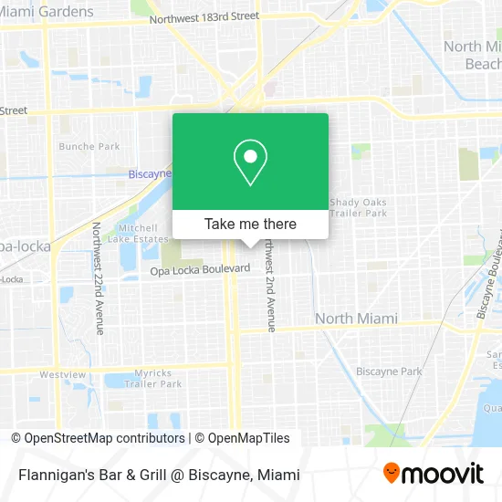 Flannigan's Bar & Grill @ Biscayne map