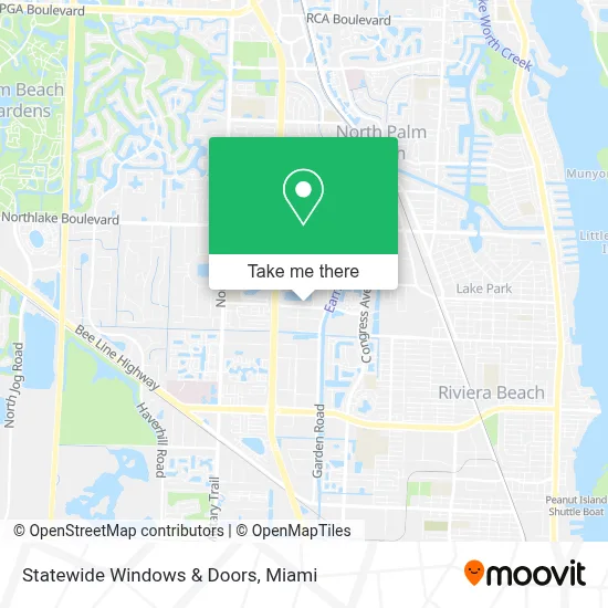Statewide Windows & Doors map