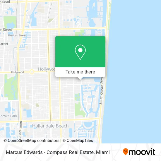 Marcus Edwards - Compass Real Estate map