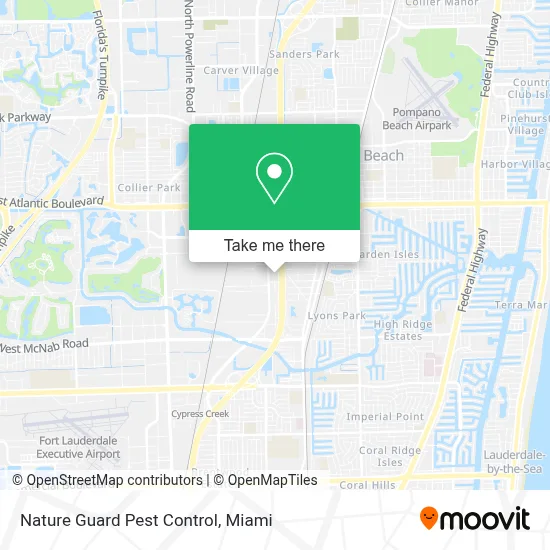 Nature Guard Pest Control map