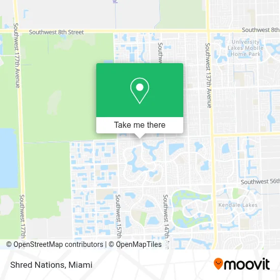 Shred Nations map