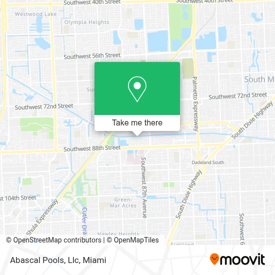 Abascal Pools, Llc map