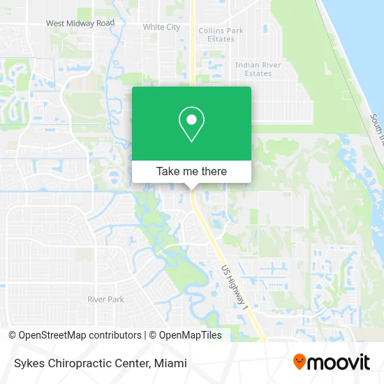 Sykes Chiropractic Center map
